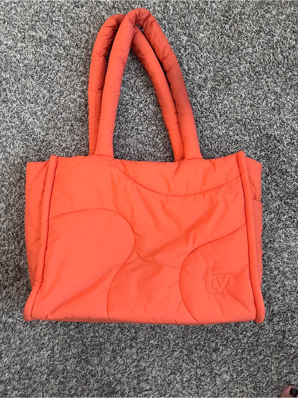 Thirty Years Drift Tote Bag in Orange